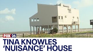 Tina Knowles allegedly owns nuisance beach house in Galveston according to neighbors [upl. by Dex]