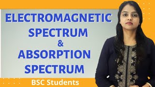 Electromagnetic spectrum and absorption spectrum  BSC Students [upl. by Julis]