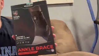 Welnove Ankle Brace Advanced Metal Support for Men amp Women Prevention of Sprained Ankles Review [upl. by Ahsial456]