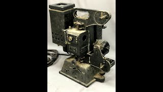 c1923 Kodascope Model A  First Kodak 16mm Home Movie Projector [upl. by Hassadah107]