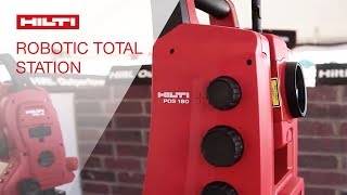 INTRODUCING the Hilti Robotic Total Station  World of Concrete 2013 [upl. by Aiak]