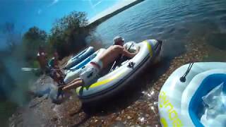 Rafting Down Cold River  Cold Lake AB to Pierce Lake SK [upl. by Roana666]