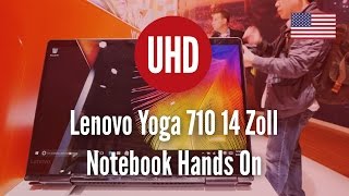 Lenovo Yoga 710 14 Zoll Notebook Hands On 4K UHD [upl. by Ettelliw]