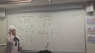 Matematik 3b Gränsvärde med oändlighet [upl. by Yelwah]