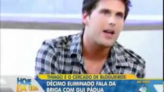 Thiago Gagliasso e Dinei no Hoje em Dia sextafeira 30 09 2011 33mp4 [upl. by Lema]