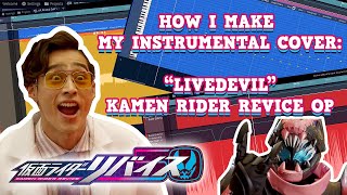 How I make liveDevil Instrumental  仮面ライダーリバイス OP Cover [upl. by Earb997]