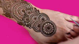 simple easy trending mehndi design [upl. by Dorn]