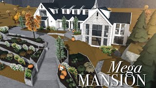 Autumn MEGA Mansion Bloxburg Speedbuild [upl. by Mettah]