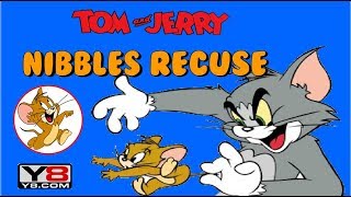 Tom and jerry nibbles recuseTom attack jerry Cartoon Games for Kids TV [upl. by Idnim]