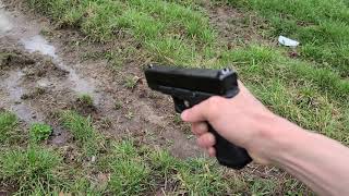 Shooting a glock 19 gen 5 into water [upl. by Calendre]