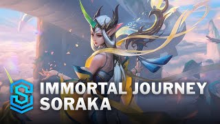 Immortal Journey Soraka Skin Spotlight  League of Legends [upl. by Enohpets]