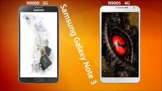 الفرق بين نسخ 3G N9000 و 4G N9005 في جالكسي نوت 3 Galaxy Note [upl. by Lertnom664]