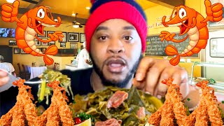 quotDelicious Collard Greens and Shrimp Mukbang Watch Until the End for Ultimate Satisfaction [upl. by Katsuyama]