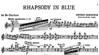 Rhapsody In Blue opening clarinet solo played by an 8th grader [upl. by Erdei]