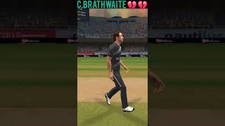 Carlos brathwaite last wicket thriller💔💔💔☠️☠️🔥🔥 [upl. by Xavler]