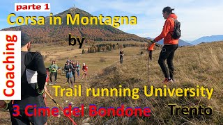 Come correre in Montagna coaching alle 3 cime del Bondone di Trento [upl. by Ueihtam]