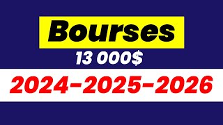 Bourse entièrement financé niveau LICENCE amp MASTER 202420252026 [upl. by Ecniv]