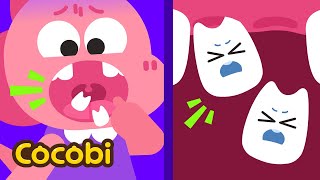 Loose Tooth Song  Nursery Rhymes amp Kids Songs  Cocobi [upl. by Nahk961]