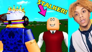 I BROKE Into My STALKERS HOUSE HE CAUGHT ME Roblox [upl. by Robison]