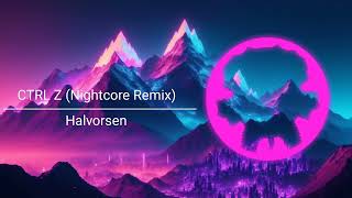 Halvorsen  CTRL Z Nightcore Remix [upl. by Proffitt]