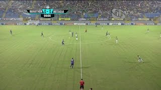 Marathón vs Motagua Repechaje ida Torneo Apertura 2016 [upl. by Eilrak111]