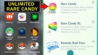 Get Unlimited Rare Candies in Pokemon Go  Pokemon Go New 2021 Trick Rare Candy Tracker [upl. by Annavas]