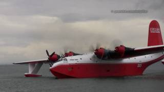 Martin Mars Water Bomber Demo  Richmond BC [upl. by Farron]