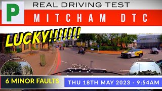 DRIVING TEST  MITCHAM DTC 04 18TH MAY 2023 0954AM WITH COMMENTARY DRIVINGTESTVIDEO MITCHAM [upl. by Langley]