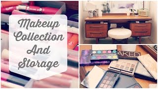 My Makeup Collection amp Storage  Zoella [upl. by Iret]