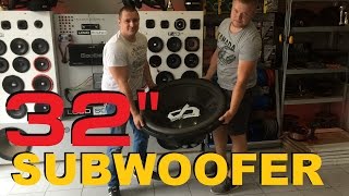 Worlds biggest subwoofer Самый большой сабвуфер в мире eng sub [upl. by Leirda]