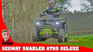 Essai vérité  Quad Segway Snarler AT6S Deluxe [upl. by Elreath391]