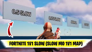 Fortnite 1V1 SLOW Speed Simluator 1v1  SLOW MO 1V1 MAP CODE  Slow motion fortnite map code [upl. by Elsworth858]