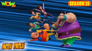 Motu Patlu vs Sumo King Bandora  Motu Patlu  Full Episode  Season 15  Wow Kidz [upl. by Nylarahs502]