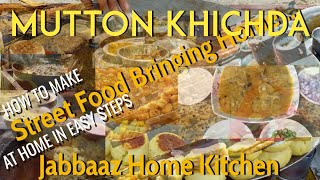 Mutton Khichda मटन खिचड़ा Street Food  Mutton Daleem How To make Haldwani Food Easy to make [upl. by Ettedanreb]