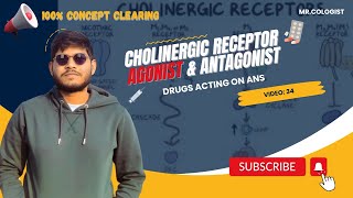 cholinergic agonists I cholinergic antagonist I gpat preparation [upl. by Najed]