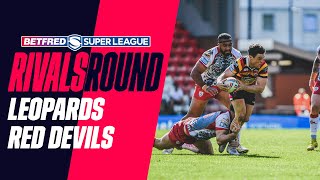 Highlights  Leigh Leopards v Salford Red Devils Rivals Round 2023 Betfred Super League [upl. by Amalbergas]