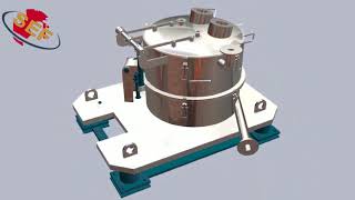 Four Point Bag Lifting Centrifuge Machine [upl. by Lorna]