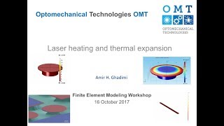 COMSOL simulation tutorial Laser Heating and Thermal Expansion  By Amir H Ghadimi [upl. by Claudette]