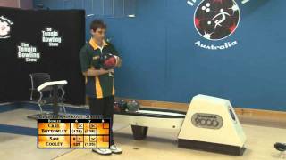 Interbowl Classic Knockout Singles Game 3  Carl Bottomley v Sam Cooley [upl. by Arykat]