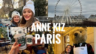 KARDEŞİMİ PARİS UÇAĞINA ALMADILAR ANNEM ÇOK ÜZÜLDÜ  Kız Kıza Paris 🎄 [upl. by Viddah]