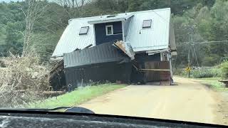 The Destruction of Hurricane Helene Watauga County Boone NC September 2024 [upl. by Rosie]