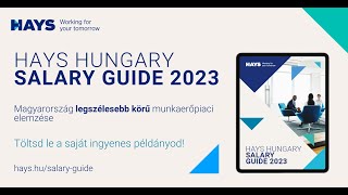 Hays Salary Guide 2023 Market update [upl. by Guimar]