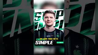 S1mple joins team FALCONS 🦅 [upl. by Heintz]