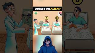 Qui est un alien  👽quiz heroquiz animation enigmes shorts tiktok humour devinette [upl. by Rebliw719]