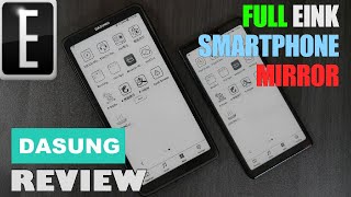 EINK Smartphone Mirror  DASUNG Link Review [upl. by Nanci]