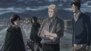 Reiner tells Eren that he is the Armored Titan  Attack On Titan Season 2 Episode 6 [upl. by Mharba536]