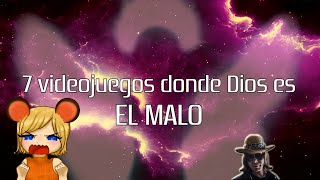 Top 7 Videojuegos Donde Di0s Es El Malo  reaccionando a DROSS [upl. by Eilsil]