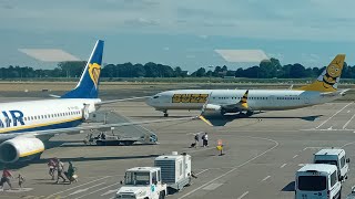 5 minutes  Plane Spotting at Brussels South Charleroi airport CRLEBCI [upl. by Atsirc616]