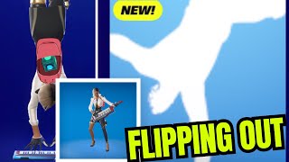 Flipping Out Fortnite Emote Dance NEW [upl. by Anekahs]