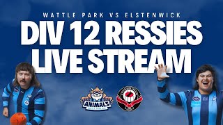 DIV 12 RESSIES LIVE STREAM  Wattle Park vs Elsternwick Round 2 [upl. by Ellerahc]